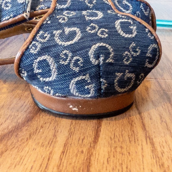Guess Navy and Brown Sandals Size 5.5 - Picture 4 of 7